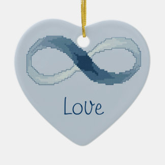 平和、愛、無限オーナメント セラミックオーナメント