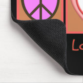 "平和、愛、看護のインストラクター"のギフト マウスパッド (コーナー)