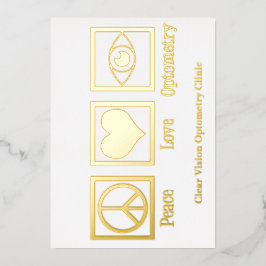 平和 愛 眼科 個別 眼科医 ゴールド 箔シーズンカード