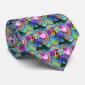 平和、愛、石及びロールタイ ネクタイ (ロール)