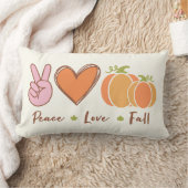平和、愛、秋装飾用クッション ランバークッション (ブランケット)