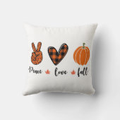 平和、愛、秋 クッション (裏面)