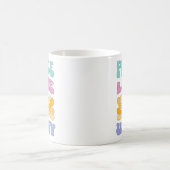 平和 愛 結束 コーヒーマグカップ (中央)