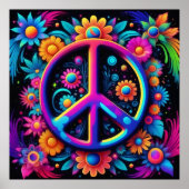 平和、愛、花 ポスター (正面)