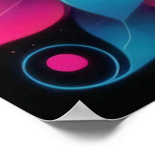 平和、愛、花 ポスター (角)