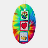 平和、愛、蜂 セラミックオーナメント (右)