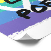 平和。愛.詩。 ポスター (角)