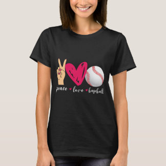 平和 愛 野球 楽しい野球チーム ファン Tシャツ