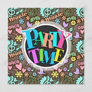 平和、愛、音楽 招待状