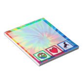 平和、愛、馬 ノートパッド (アングル)