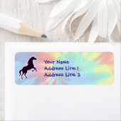 平和、愛、馬 ラベル (インサイチュ)