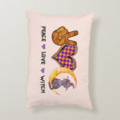 平和、愛、魔女 アクセントクッション (裏面(縦))