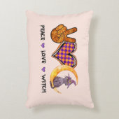 平和、愛、魔女 アクセントクッション (正面(垂直))