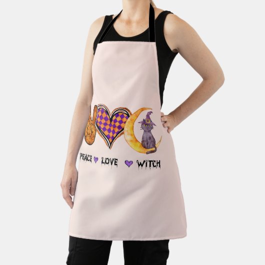 平和、愛、魔女 エプロン (インサイチュ)