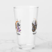 平和、愛、魔女 タンブラーグラス (左)