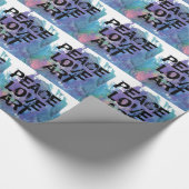 平和 |愛 | ARTタイプ+抽象芸術アート | ラッピングペーパー (角)