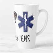 平和 – 愛 – EMS カフェラテマグ (右)