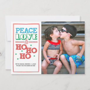 平和、愛、Ho Ho Ho シーズンカード