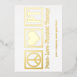 平和 愛 PT リハビリテーション ゴールド 箔シーズンカード