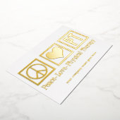 平和 愛 PT リハビリテーション ゴールド 箔シーズンカード (回転した状態)