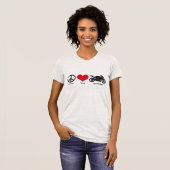 平和 • 愛 • Sportbikes Tシャツ (正面フル)