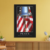 平和：感動的引用文1 キャンバスプリント (インサイチュ (リビング))