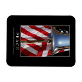 平和：感動的引用文1 マグネット (横)