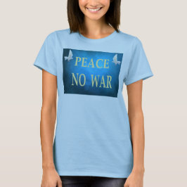 平和 戦争反対 Tシャツ