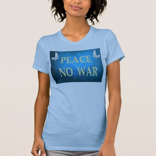 平和 戦争反対 Tシャツ (正面)