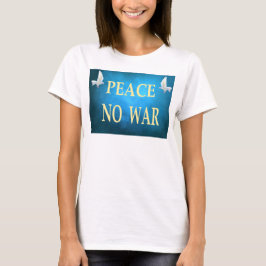 平和 戦争反対 Tシャツ