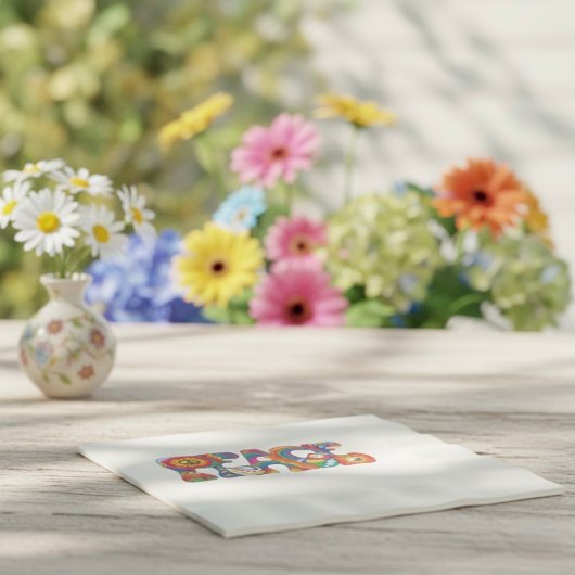 平和 縁ありランチョンナプキン