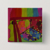 平和 缶バッジ (正面)