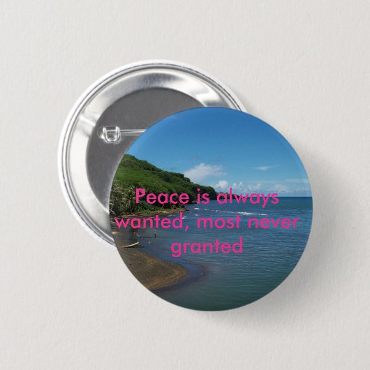 平和 缶バッジ (正面&裏面)