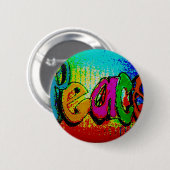 平和 缶バッジ (正面&裏面)