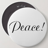 平和 缶バッジ (正面&裏面)