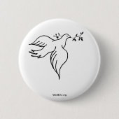 平和 缶バッジ (正面)