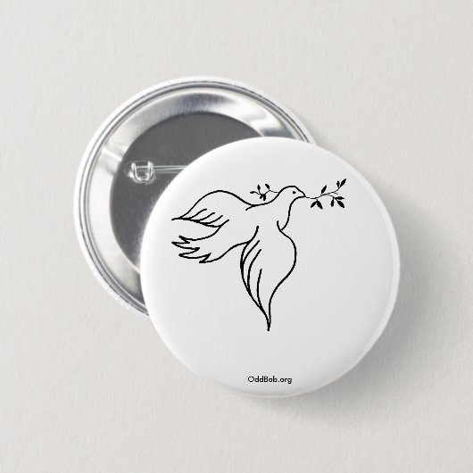 平和 缶バッジ (正面&裏面)