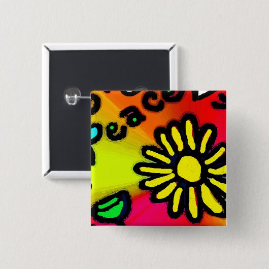 平和 缶バッジ (正面&裏面)