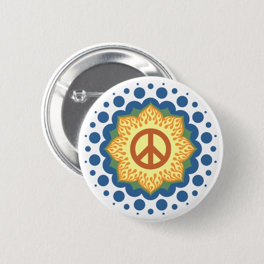 平和 缶バッジ (正面&裏面)