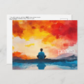 「平和」聖書ポストカード イザヤ書26:3 ポストカード (正面/裏面)