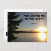 平和、聖書離れの文字聖書 ポストカード (正面/裏面)