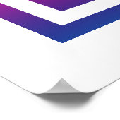 平和☮記号 – - QRコード ポスター (角)