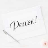 平和 長方形シール (封筒)