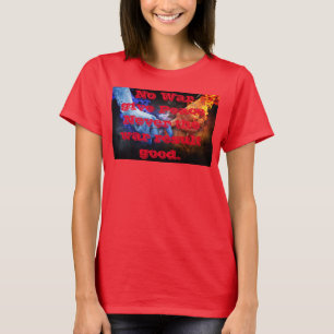 平和・非戦の女性Tシャツ Tシャツ