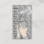 平和！頼む！名刺テンプレート 名刺 (正面)