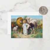 平和、1896年ウィリアム・ストラット ノートカード (正面/裏面インサイチュ)