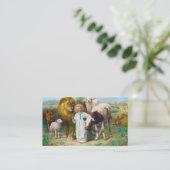 平和、1896年ウィリアム・ストラット 名刺 (スタンド正面)