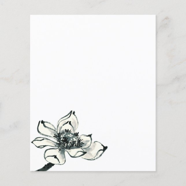 平和 | Beautiful Water Color Lotus (正面)