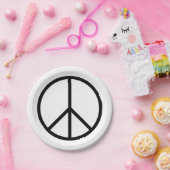 平和(CND) ペーパープレート (パーティー)
