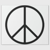 平和 (CND) ラッピングペーパー (フラット)